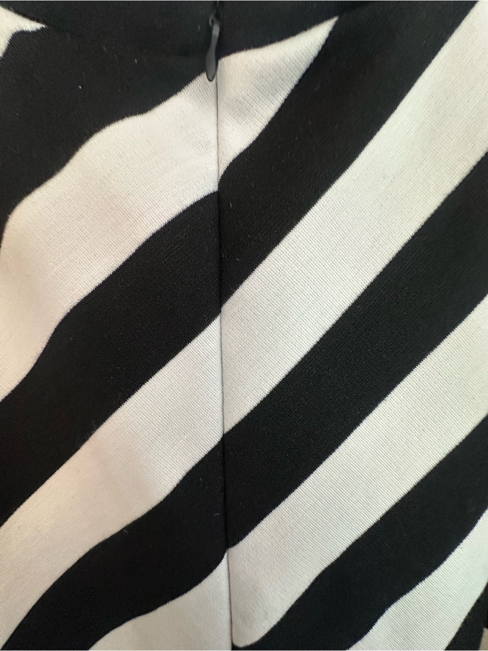 NWT Eloquii Black & White Striped Asymmetrical Tie Waist Dress Size 20 - Picture 6 of 8